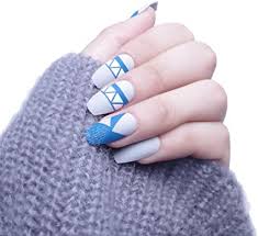 Ver más ideas sobre manicura de uñas, manicura, diseños artísticos en uñas. Unas Azules Cielo Con Blanco Pastel Mate Rosa Plata Unas 2021 2022