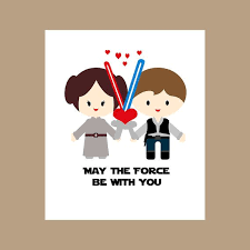 Star Wars Wedding Card Star Wars Valentine Card Geek Wedding Card Star Wars Love Card Nerd Wedding Star Wars Valentines Star Wars Cards Valentines Cards