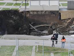 Voragine nel parcheggio dell'ospedale, tragedia sfiorata. 1znyqdysqn0ygm