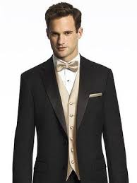 Black And White Suit With Red Bow Tie Pin By A Better Deal Designer Suits On Tuxedos Vest And Bow Tie Prom Suits Black Tux