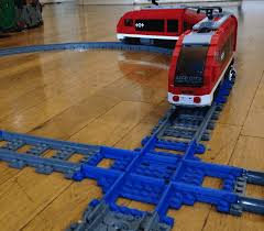 Image Of 3d Print Lego Lego Train Track Crossing Straight Lego 3d Printing Lego Parts
