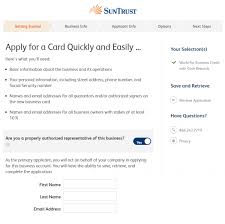 If you're an existing member of the bank, the process may be quicker as they'd already have some of your verified information in their. Suntrust Business Credit Card Review 2021 Finder Com