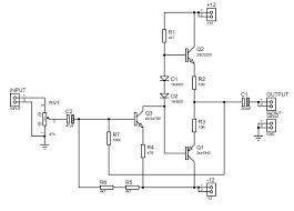2sc5200 2sa1943 amplifier schematic electronic circuit diagram. 100 Watts Amplifier Circuit Diagram Tesckt