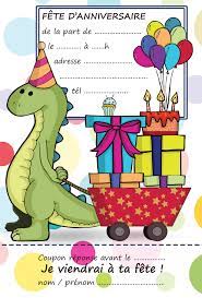 Votre enfant est fan de dinosaures et souhaite organiser son anniversaire autour de ce thème ? Carte D Anniversaire A Imprimer Dinosaure Beautiful Invitation Annivers Anniversaire Dinosaure Carte Anniversaire A Imprimer Invitation Anniversaire A Imprimer