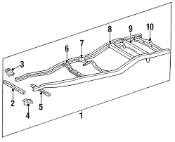 Learn more about the 1994 toyota 4runner. Frame Components For 1994 Toyota 4runner Toyota Parts Center
