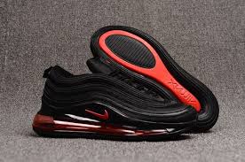 Nike Air Max 97 720 Tpu Black Red Mens Running Shoes Trainers Black Nike Shoes Nike Shoes Air Max Cheap Nike Air Max