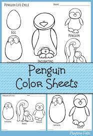Penguin Coloring Sheets For Preschoolers Available At Playtime Felts Member S Area Kindergarten Worksheets Penguins Kindergarten Free Kindergarten Worksheets