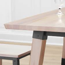 Wooden laminate top not plastic. Lancaster Table Seating 30 X 72 Solid Wood Live Edge Table Top With Antique White Wash Finish