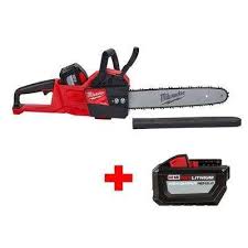 The milwaukee m18 lithium ho 2.0 battery pack is the best battery on the market. Milwaukee M18 Fuel 16 In 18 Volt Lithium Ion Battery Brushless Cordless Chainsaw Kit With Free High Output 12 0ah Battery Buy Products Online With Ubuy Lebanon In Affordable Prices B07n7vs7jd