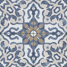 Bedrosians Villa Azul 20 Pack Blue 10 In X 10 In Matte Porcelain Tile Lowes Com Wall Tiles Floor And Wall Tile Encaustic Tile