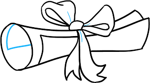 #howtodraw #artforkidshub🎨 art supplies we love (amazon affiliate l. Drawing Scrolls Ribbon Transparent Png Clipart Free White Graduation Cap And Diploma Full Size Clipart 5497905 Pinclipart