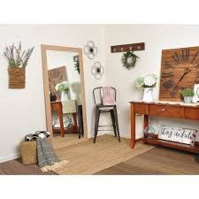 Not only are these colors dated, but they are much harder to decorate with, and of course they are inconsistent with a farmhouse look which favors more. Modern Farmhouse Floor Mirror