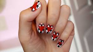 Tilki Desenli Oje Surme Teknigi Nails Pretty Nails Professional Nail Art