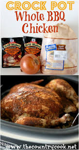 Crock Pot Whole Bbq Chicken Recipe Slow Cooker Recipes Crockpot Recipes Slow Cooker Recipes