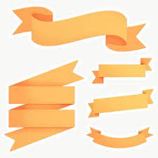 Marigold Yellow Ribbon Banner Sticker With White Border Design Element Free Image By Rawpixel Com Sasi Ribbon Banner Creative Banners Banner