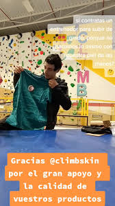 @Climbskin Spain gracias por el gran apoyo que me dais desde el principio.  si contratas a un entrenador para subir tu nivel, porque no hacemos lo  mismo, con nuestra piel? ...