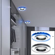 Decke lampe osaka led d31 2 cm ip44 badezimmer. Etc Shop Led Einbaustrahler 2er Set Design Decken Strahler Wohn Schlaf Zimmer Beleuchtung Einbau Spots Deko Led Glas Lampen Blau Online Kaufen Otto