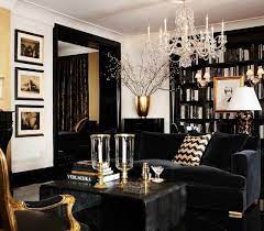 L Eleganza Del Color Nero Su Fillyourhomewithlove Salotti Dorati Design Per Il Soggiorno Decorazione Di Appartamenti