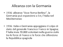 Maybe you would like to learn more about one of these? Italia Fascista E Germania Nazista Verso La Guerra