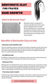 Bentonite Clay For Faster Hair Growth Hair Clay Hair Growth Faster Bentonite Clay Hair