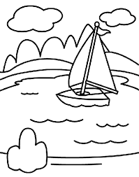 Lake coloring pages for kids online. Lake Coloring Page Crayola Com
