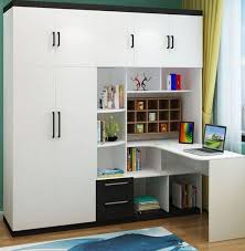 Conjoined Desk Cabinet Simple Modern Corner Custom Bookcase Wardrobe One Combination Cabinet Home In 2020 Study Table Designs Computer Desks For Home Study Room Decor