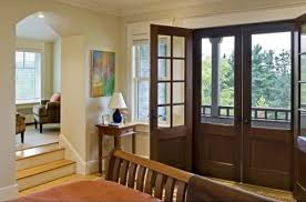 Design options for french doors include window types, glass types, material of door. French Door Screen Options