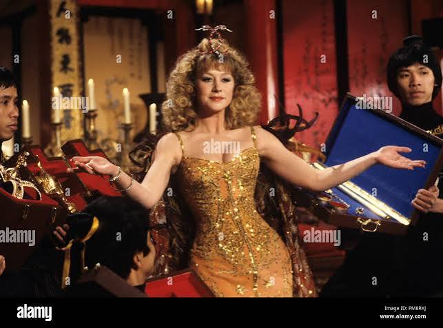 Studio Publicity Still from "The Fiendish Plot of Dr. Fu Manchu" Helen  Mirren © 1980 Warner All Rights Reserved File Reference # 31715048THA For  Editorial Use Only Stock Photo - Alamy