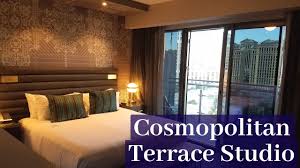 Average room rates start at usd $380 (aud $700) for a base city room and usd $430 (aud $620) for a terrace. Cosmopolitan Las Vegas Terrace Studio Fountain View Youtube