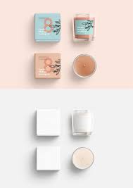 Free Candles Package Mockup Set Candle Packaging Candle Packaging Design Candle Mockup