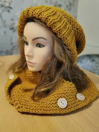 I designed this slouch hat, and infinity scarf for Darn Good Yarn, and  right now, you can get both patterns for free! Soon, it will be $5.99 each  (not sure when). My