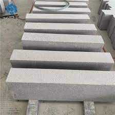 Chinese Pink Granite Flamed Kerbstone For Road Pavement Road Pavement Natural Building Materials Granite