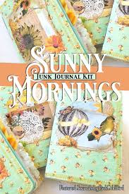 Printable Sunflower Junk Journal Kit Ephemera Pack Sunning Etsy Junk Journal Free Collage Collage Sheet