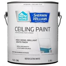 Hgtv Home By Sherwin Williams Ceiling Flat White Interior Paint 1 Gallon Lowes Com Door And Trim Paint Hgtv Home By Sherwin Williams Painting Trim