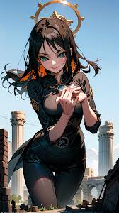 Giantess ((Nico Robin from One Piece)) mysterious and intelligent - SeaArt  AI