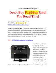 Isp fees may be getting the run around. Hp P1606dn Laser Printer By Angelia Fowler Issuu