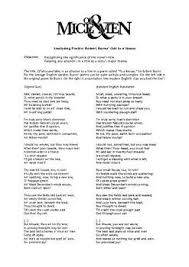 John Steinbeck Of Mice And Men The Title Robert Burns Poem Ode To A Mouse Of Mice And Men Shakespeare Lessons Poems