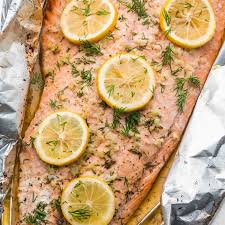 Check spelling or type a new query. Lemon Garlic Butter Salmon In Foil Recipe Little Sunny Kitchen