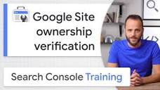Google Site ownership verification - Google Search Console ...