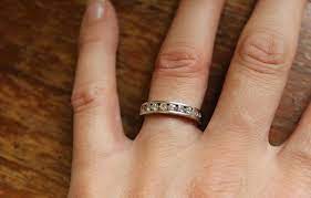 How To Wear Engagement Ring And Wedding Ring Together Mens Wedding Rings Uk Wedding Ring Sets Vintage Affordable Wedding Ring