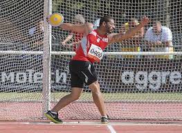 Estadio , una carrera de 180 metros a pie. Kim Lopez Campeon Del Mundo De Lanzamiento De Disco Paralimpico En Lyon 2013 Paralimpicos