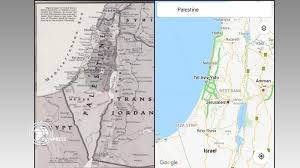 West bank with cities disappearing palestine maps this is a series of maps from 1947 to the present (2009) showing palestinian loss of land over time. Google Apple Removal Of Palestine From World Maps Political Insult Pna