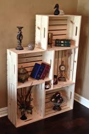 Set Of Five Extra Large Wood Crates 24 Quot L X 18 Quot W X 11 1 2 Quot D Each Bookcase Bookshelf Sta Bookshelves Diy Crate Decor Wooden Crate Shelves