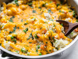 You can make this meal even heartier by serving the chicken and vegetables over cooked rice, whole grains (like quinoa, brown rice, or farro). Creamy Chicken And Rice Skillet Budget Bytes