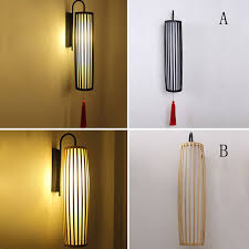 Classic lighting 6 crystal sconces from the regency ii collection. Classical Bamboo Wall Sconce Southeast Asian Wall Light With Tassels Hallway Decorative Lighting