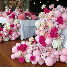 Birthday Flowers And Balloons Balloon And Florals Styling By Jasonjamesdesign 1st Birthday Wedding Balloons Floral Balloons Balloons
