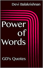 Check spelling or type a new query. Power Of Words Gd S Quotes Tamil Edition Ebook Balakrishnan Devi Amazon De Kindle Shop