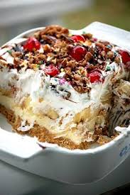 Natalieskillercuisine Com Banana Split Dessert Banana Split Pie Baked Banana
