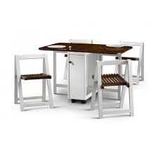Julian Bowen Lucy Foldaway Dining Set With Four Chairs From 199 99 With Free Delivery Folding Dining Table Folding Kitchen Table Dining Room Small