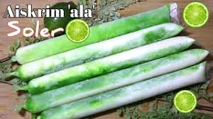 Selama ni tengok orang buat je kan. Aiskrim Malaysia Ala Solero Lime Solero Lime Ice Cream Youtube